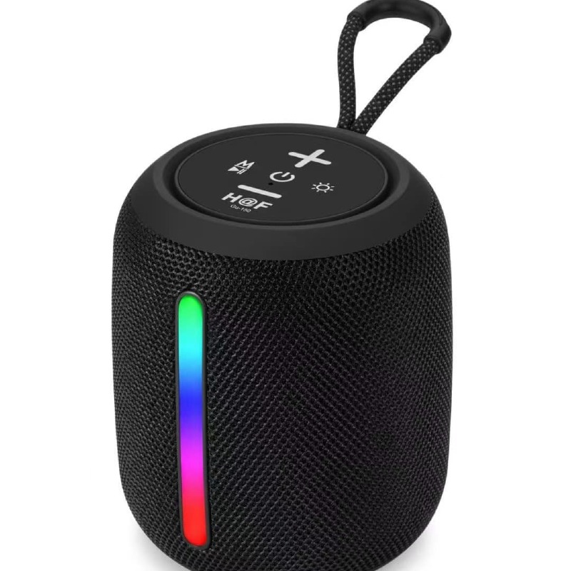 🎶 Enceinte Bluetooth Sans Fil H@F - Modèle GU-150 🔊 💡 Éclairage LED – Son HiFi – Design Compact