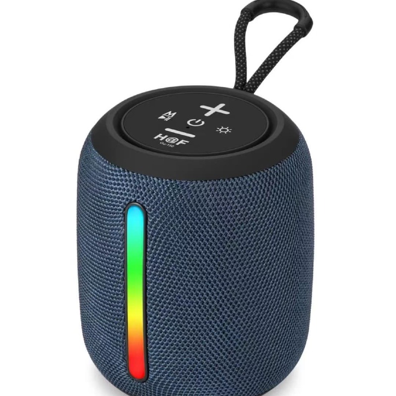 🎶 Enceinte Bluetooth Sans Fil H@F - Modèle GU-150 🔊 💡 Éclairage LED – Son HiFi – Design Compact