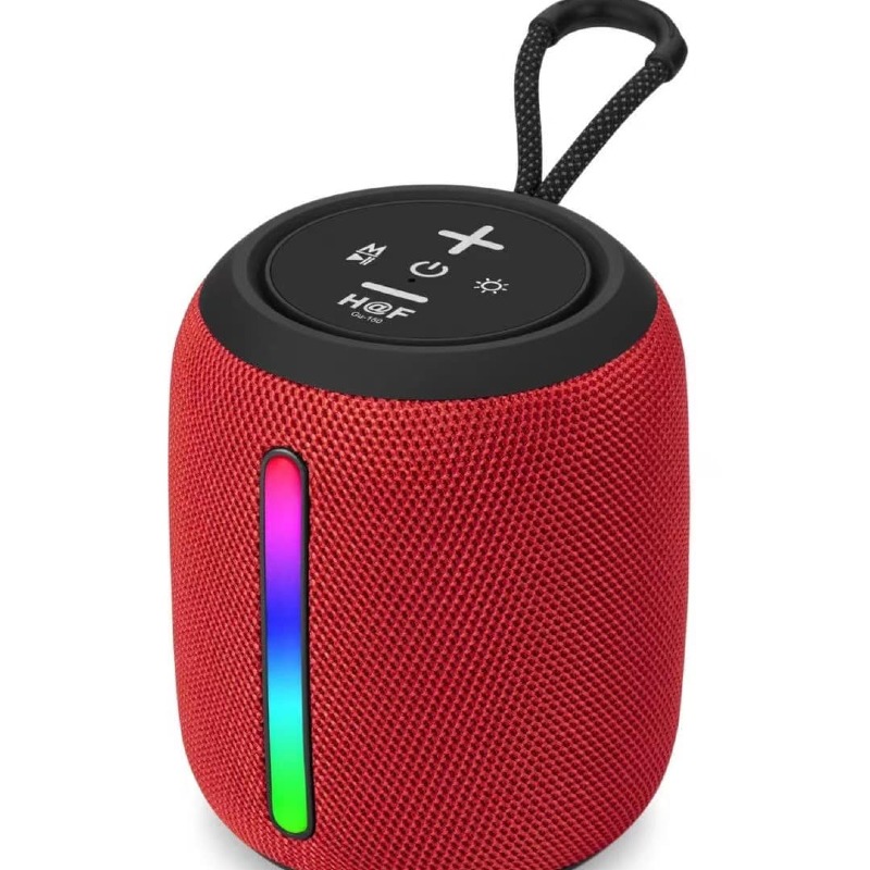 🎶 Enceinte Bluetooth Sans Fil H@F - Modèle GU-150 🔊 💡 Éclairage LED – Son HiFi – Design Compact