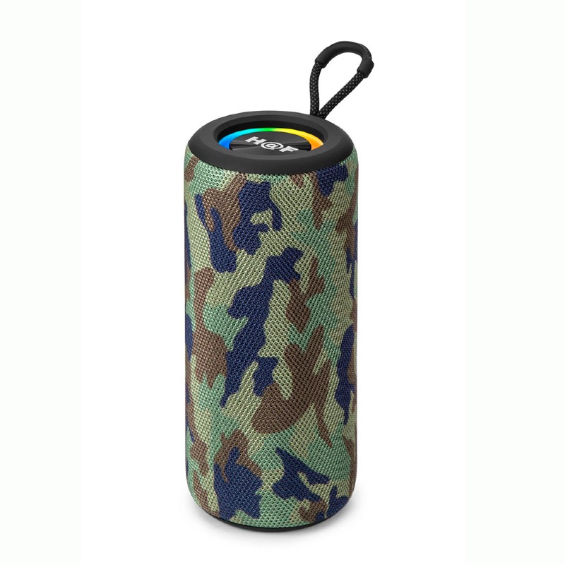 🎶 Enceinte Bluetooth H@F HF-F109 – Puissance, Style et Ambiance LED ! 🔊