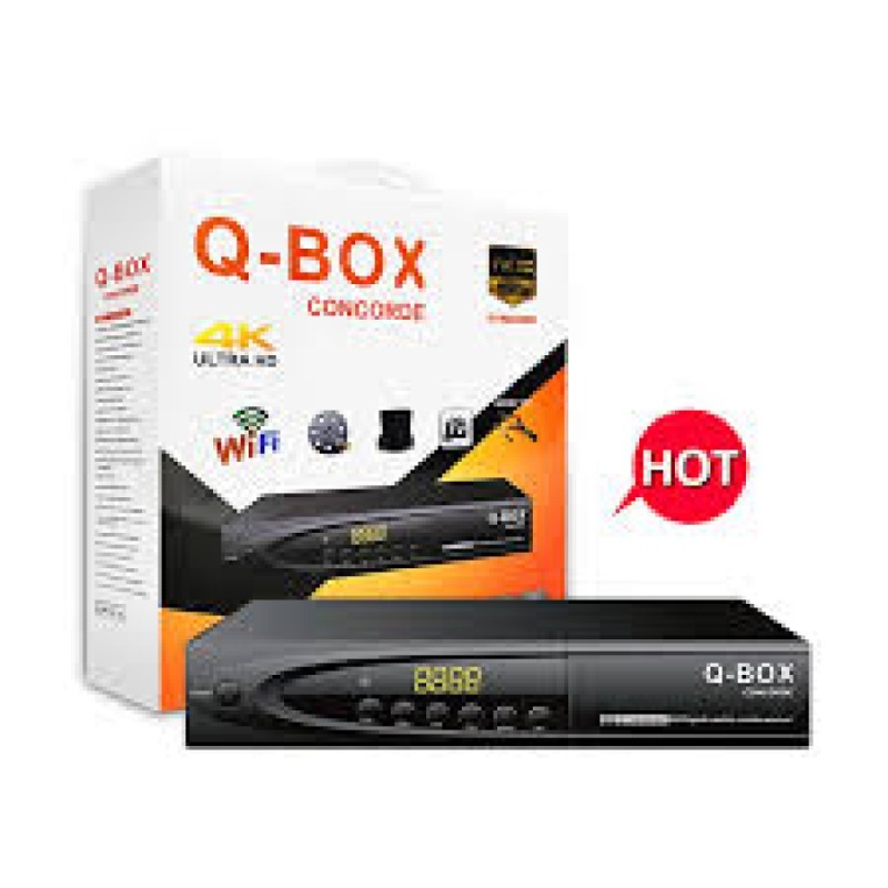 Q-BOX CONCORDE – Décodeur Satellite Haute Performance