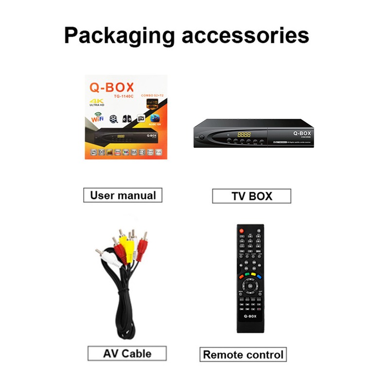 Q-BOX CONCORDE – Décodeur Satellite Haute Performance