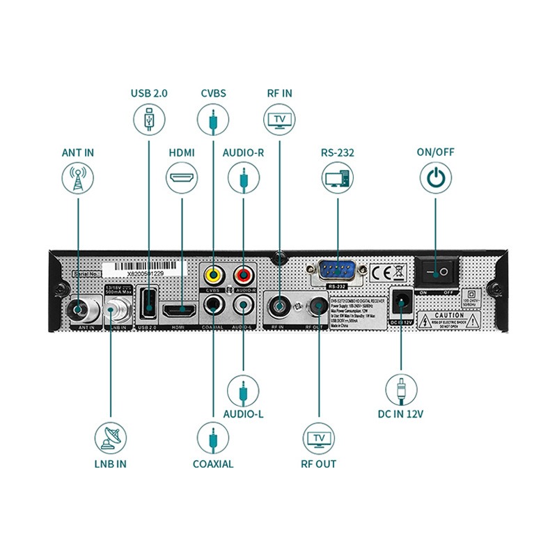 Q-BOX CONCORDE – Décodeur Satellite Haute Performance