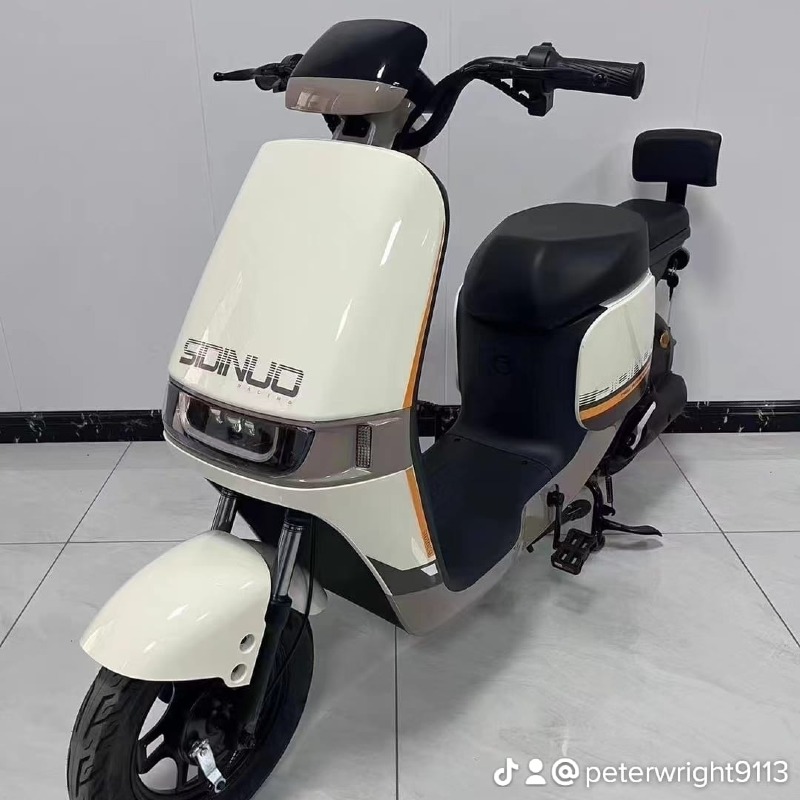 Moto électrique haute technologie avec lumière d′avertissement clignotante double 800 moteur 72V20ah