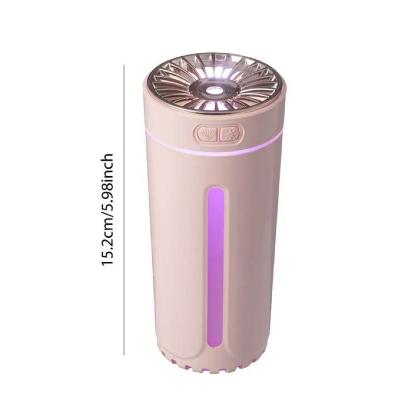 Humidificateur de Bureau à huile USB 300 Ml Avec Lumière LED 
