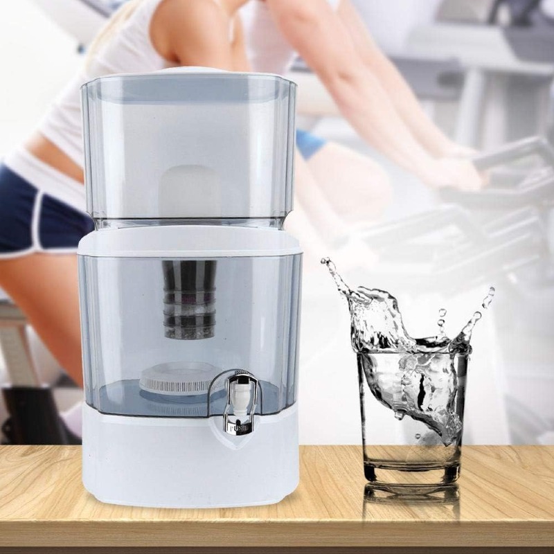 24L Filtre à Eau Blanc Grande Capacité 24L