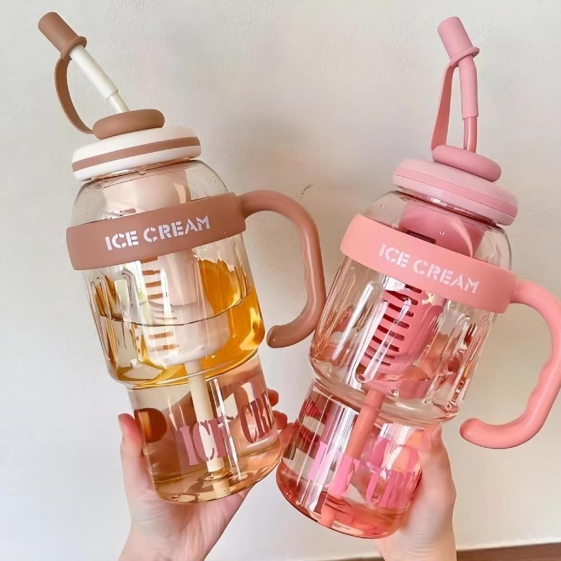 Gobelet de 1 300 ml pour activités de plein air, salle de sport, camping, infuseur à thé