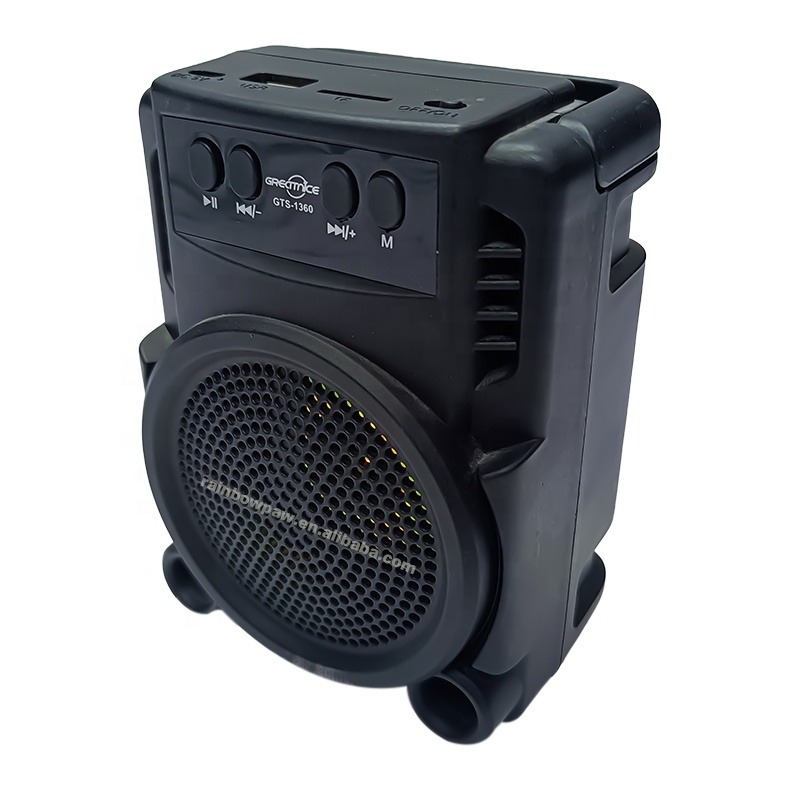Enceinte Bluetooth portable 3 pouces : un son optimisé dans un format compact et de multiples fonctionnalités avec une qualité sonore exceptionnelle