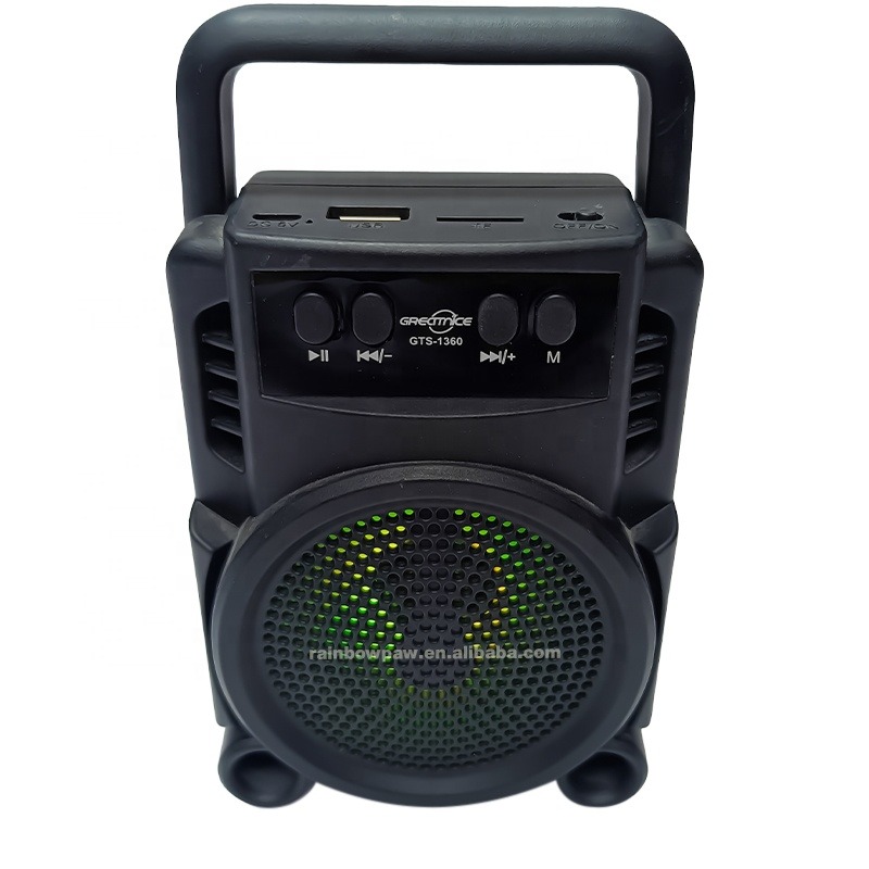 Enceinte Bluetooth portable 3 pouces : un son optimisé dans un format compact et de multiples fonctionnalités avec une qualité sonore exceptionnelle