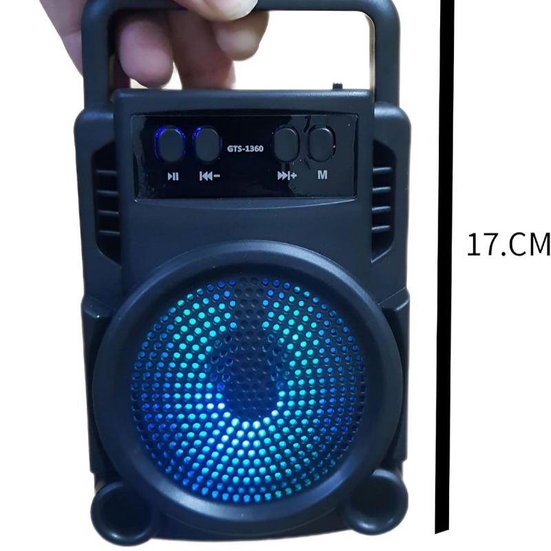 Enceinte Bluetooth portable 3 pouces : un son optimisé dans un format compact et de multiples fonctionnalités avec une qualité sonore exceptionnelle