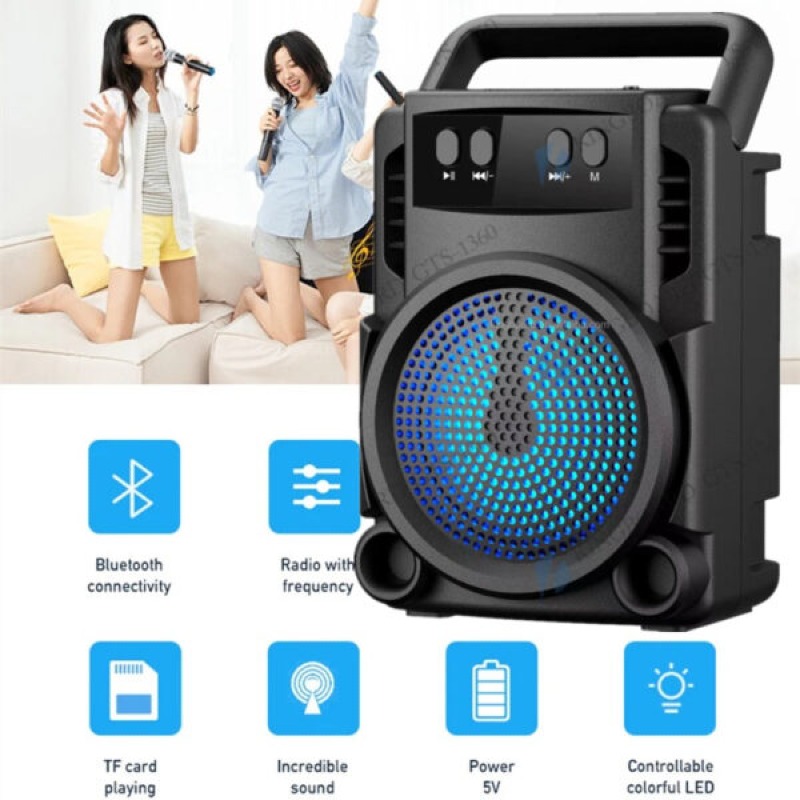 Enceinte Bluetooth portable 3 pouces : un son optimisé dans un format compact et de multiples fonctionnalités avec une qualité sonore exceptionnelle