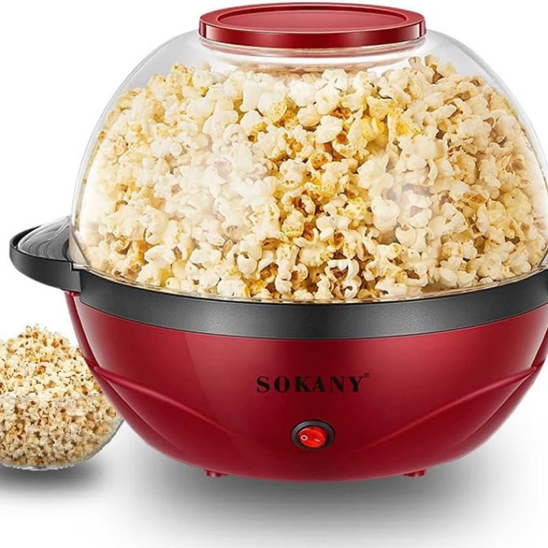 Machine à pop-corn à agitation automatique SOKANY SK-905 850W