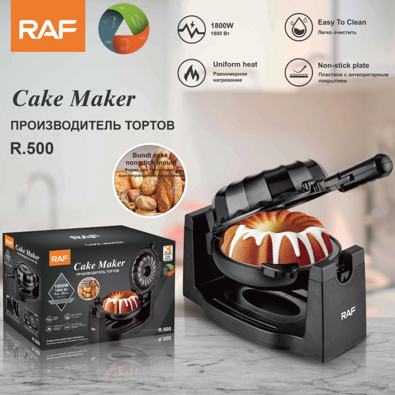 Machine à gâteau à lave rotative électrique 1800W