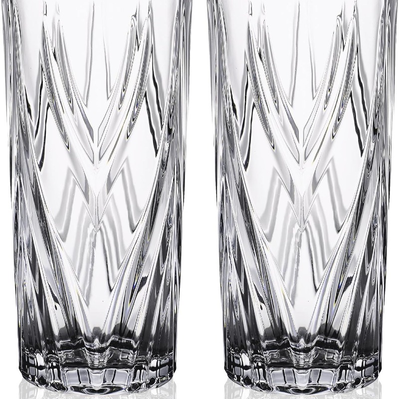 Lot de 6 verres Collins texturés