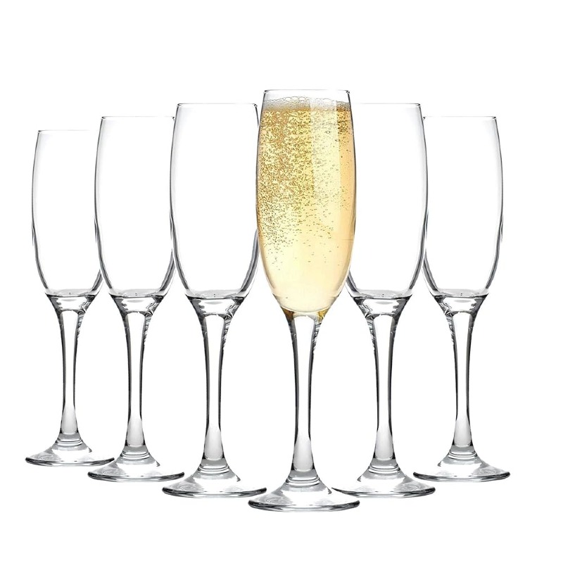 VERRE À VIN 6 pièces TRANSPARENT