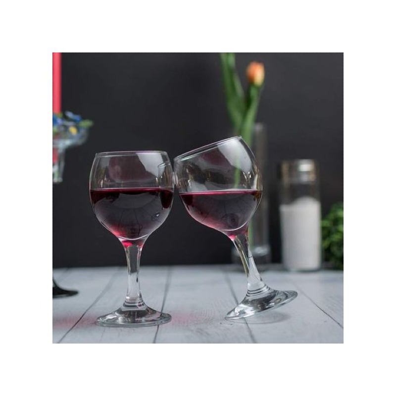 Verre En Coupe Pour Vin 6 Pièces