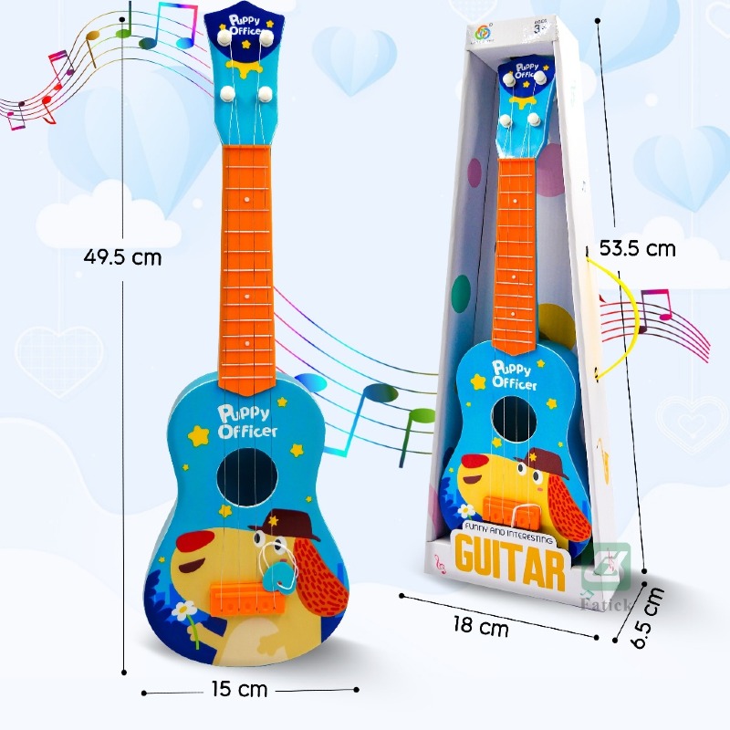 Mini Guitare Enfant – Jouet Musical “Puppy Officer”