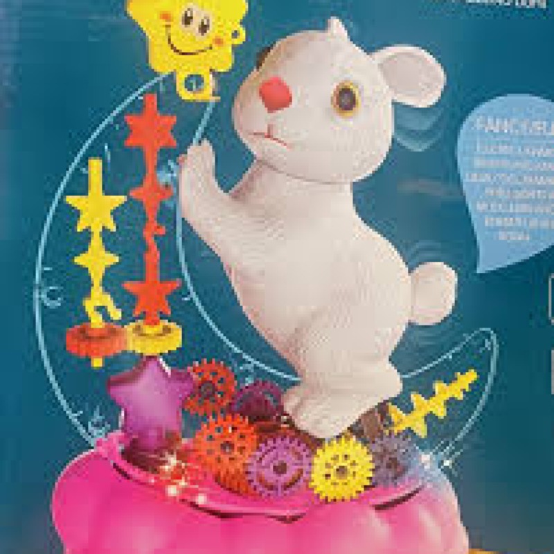 Jouet Lapin Électrique Lumineux – Moon Rabbit Gear Rotation