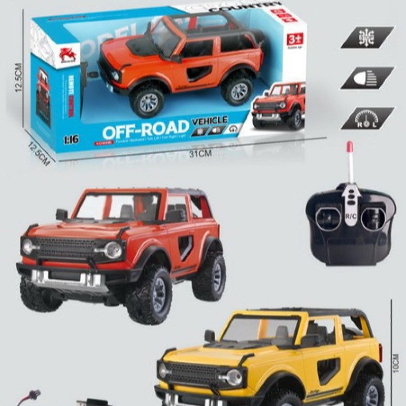 Voiture Télécommandée Spray Car 1:16 – Ford Mustang Off-Road avec Effets Lumineux et Vapeur 