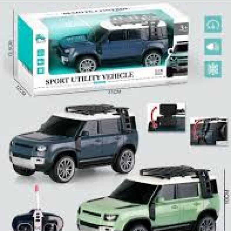 Voiture Télécommandée Land Rover Spray Car 1:16 – SUV Réaliste avec Effets Vapeur, Lumières LED et Batterie Rechargeable