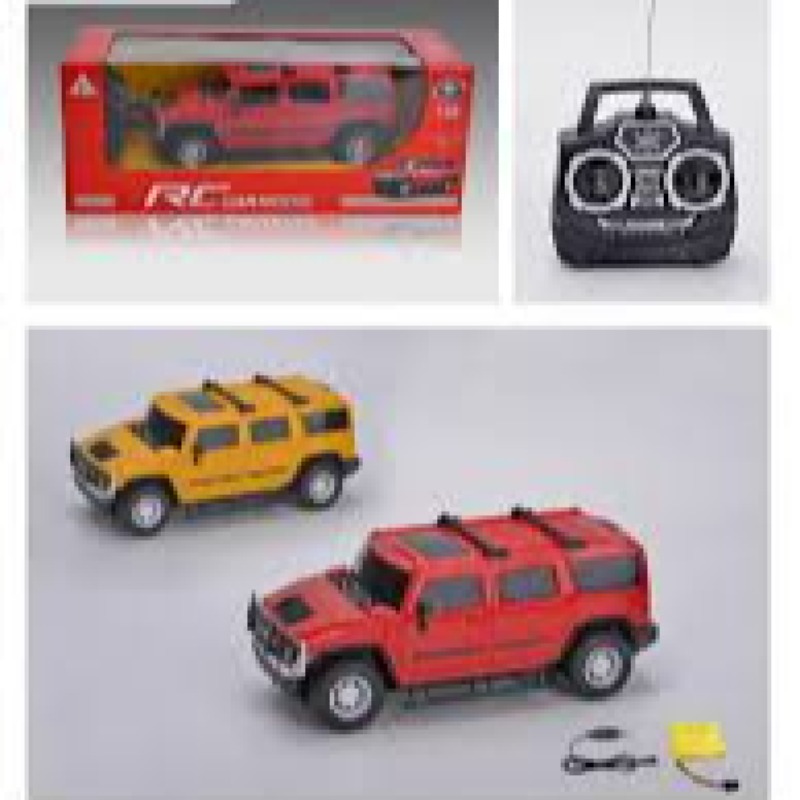 Voiture Télécommandée 1:12 SUV Simulation – Modèle Hummer Rechargeable avec Lumières LED et Télécommande 2.4GHz