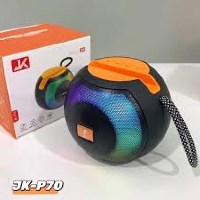 Enceinte Bluetooth Portable AC71 – Haut-Parleur Sans Fil avec Lumières LED et Radio FM