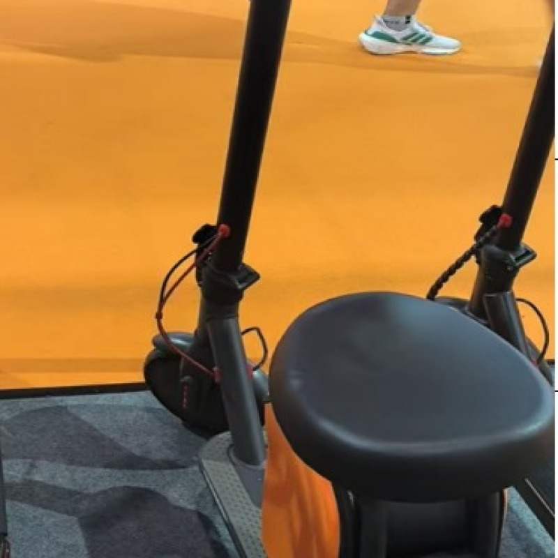 Electric Scooter ZD01, 500W Peak Motor & 30 KM/H Electric Scooter Adults, 19-24 KM Range Electric Kick Scooters, 8.5" Solid Tires, 