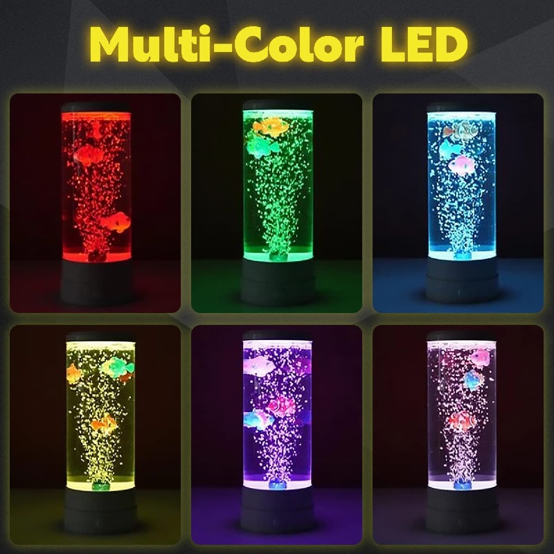 Lampe à bulles LED multicolore décorative – Ambiance zen et relaxante pour maison et bureau