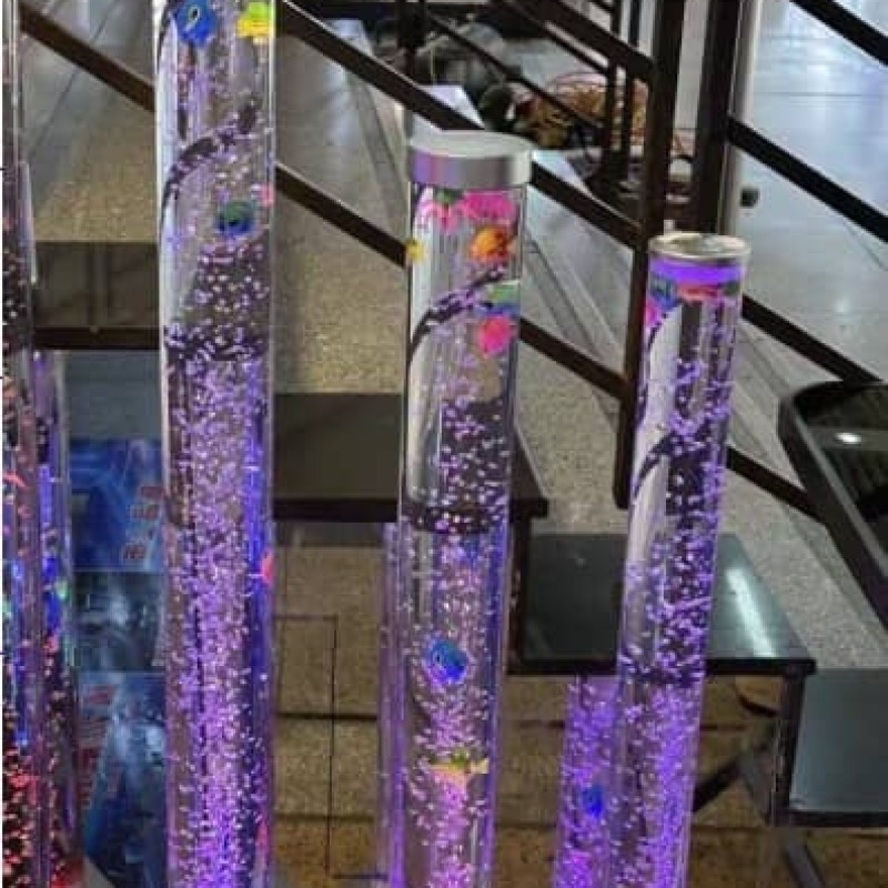 Lampe colonne à bulles géante LED – Aquarium décoratif apaisant NX-XHY-100
