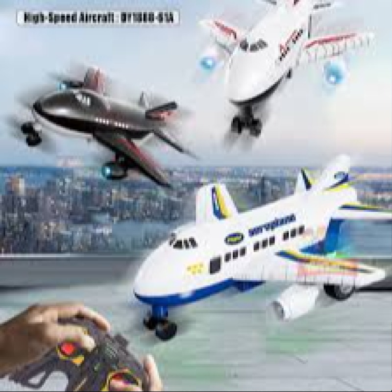 Avion Space Shuans télécommandé – Jouet d’avion avec batterie rechargeable et LED