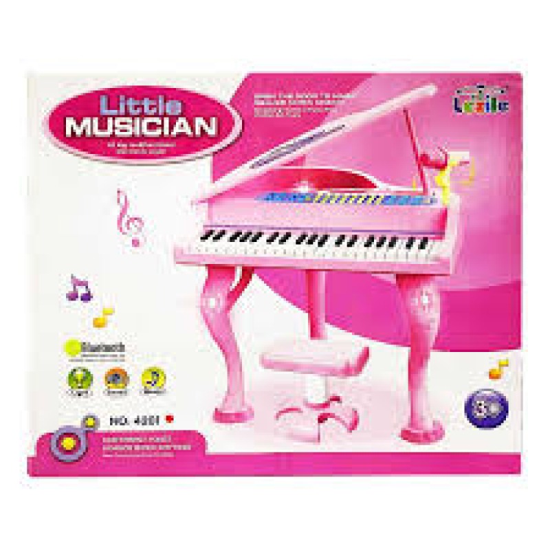 Piano électronique rose pour enfants – Modèle Little Musician avec Bluetooth