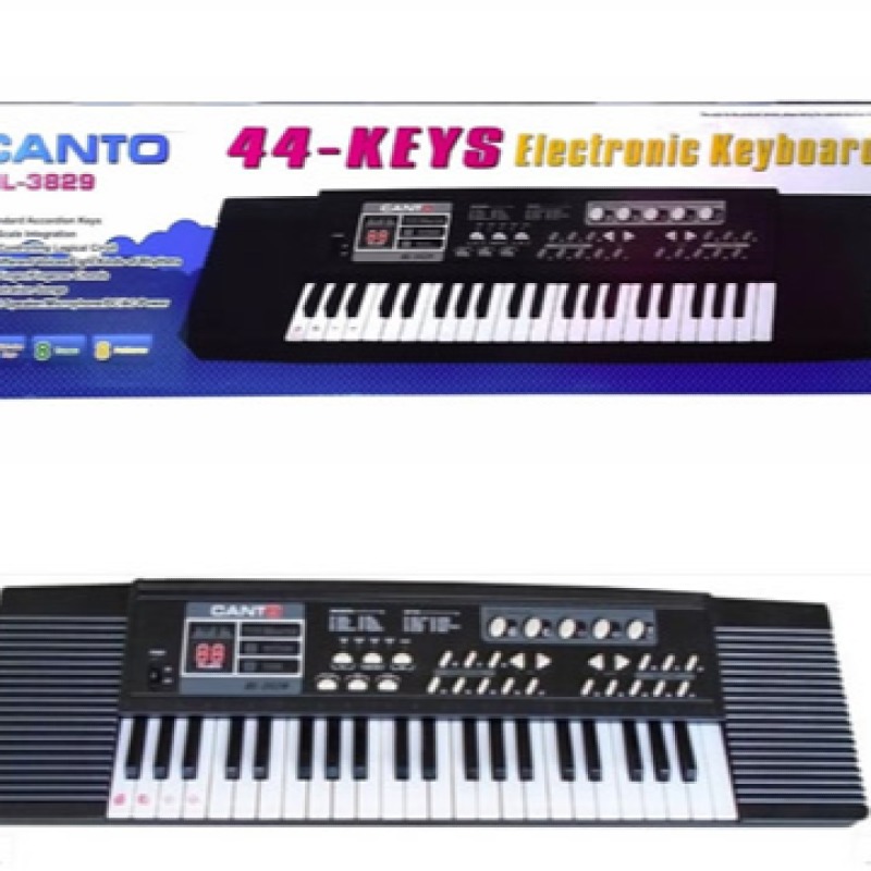 Piano électronique 44 touches CANTO HL-3829 – Clavier musical éducatif pour enfants et débutants