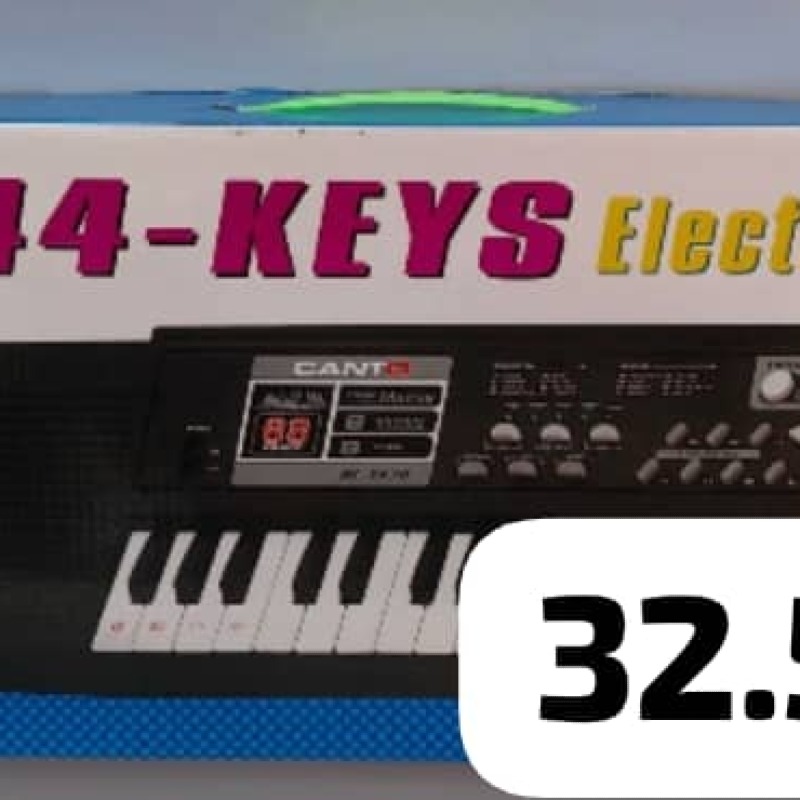Piano électronique 44 touches CANTO HL-3829 – Clavier musical éducatif pour enfants et débutants