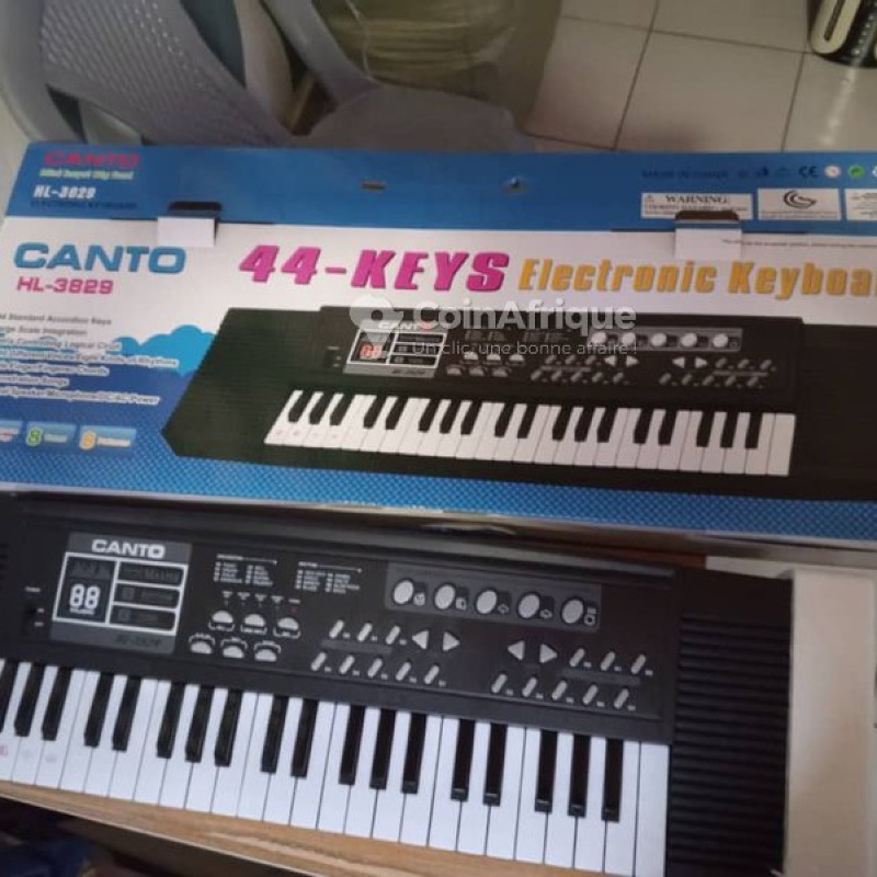 Piano électronique 44 touches CANTO HL-3829 – Clavier musical éducatif pour enfants et débutants