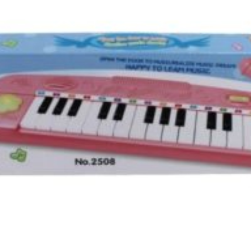 Clavier rose LITTLE MUSICIAN 25 touches avec micro – Piano éducatif pour enfants