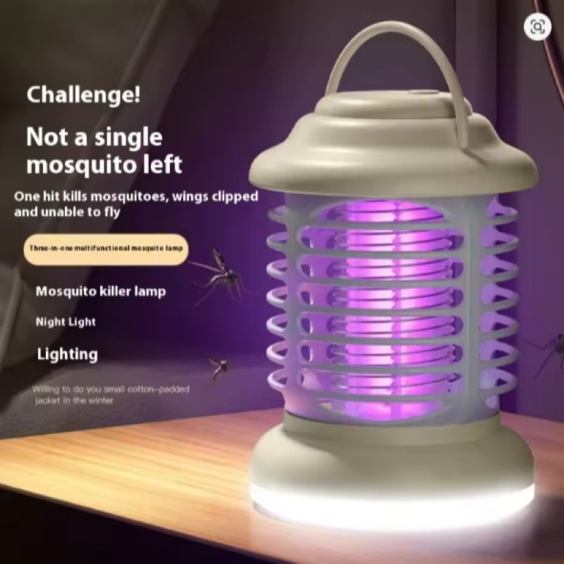 Lampe anti-moustique maison et extérieur Portable USB piège Rechargeable avec lumière violette