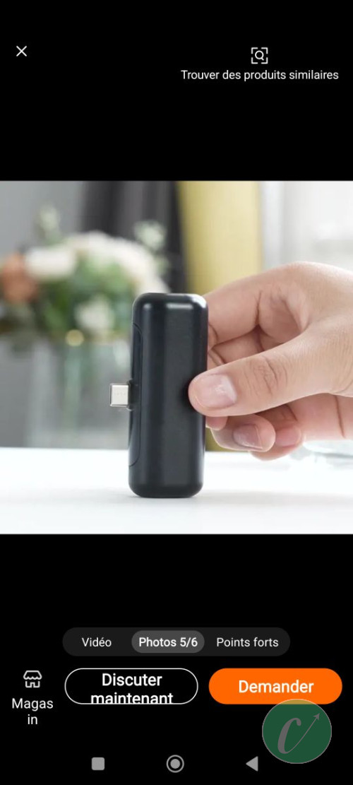 mini power bank (Android, type C, iPhone)