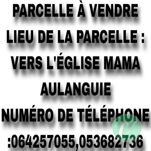 parcelle à vendre