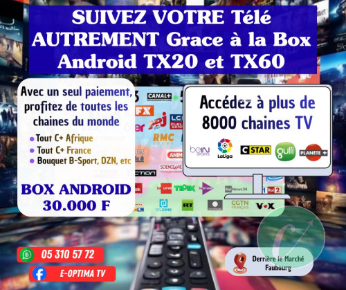 Box Android TX60 et TX20 