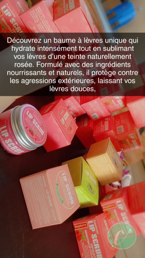 Baume à lèvres pour des lèvres roses et hydraté 