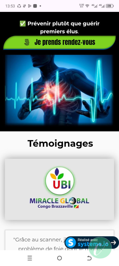 BILAN DE SANTÉ 