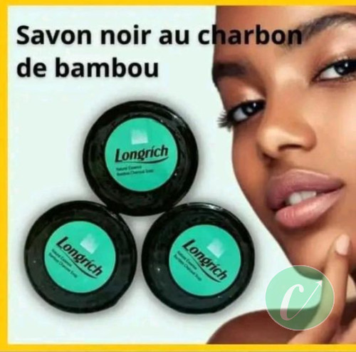 Savon noir au charbon de bambou 